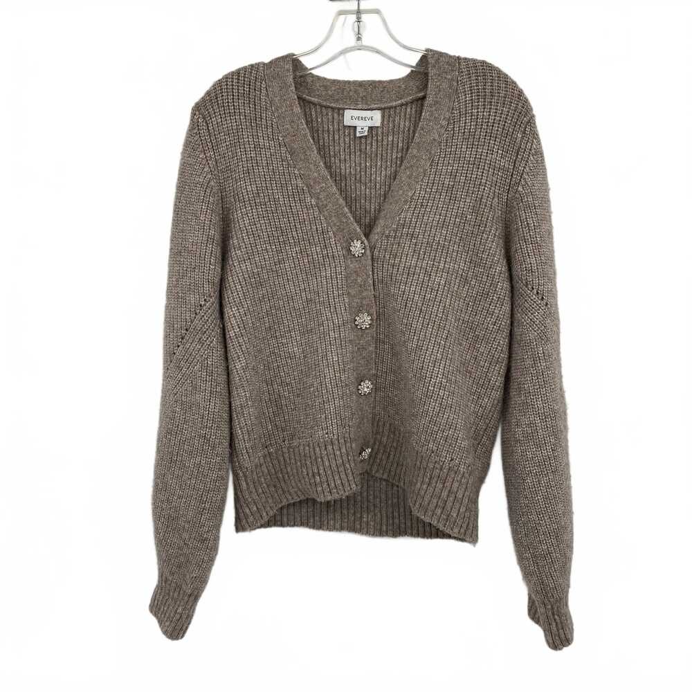 Evereve Beige Cardigan Knit | Womens M